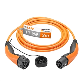Type 2 Laddkabel Orange 3M 11kw